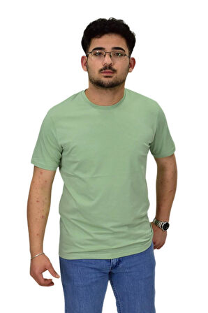 Erkek Sıfıryaka Düz Likra Süprem Tişört 4380 BGL-ST04528