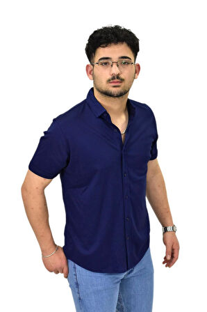 Erkek Gömlek Yaka Düğmeli Merserize Tişört 4410 BGL-ST04530