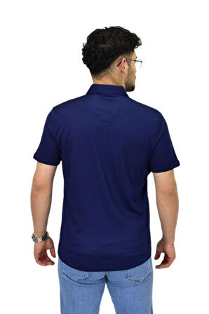 Erkek Gömlek Yaka Düğmeli Merserize Tişört 4410 BGL-ST04530