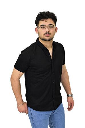 Erkek Gömlek Yaka Düğmeli Merserize Tişört 4410 BGL-ST04530