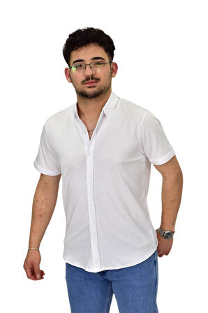 Erkek Gömlek Yaka Düğmeli Merserize Tişört 4680 BGL-ST04531
