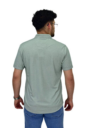 Erkek Gömlek Yaka Düğmeli Merserize Tişört 4680 BGL-ST04531