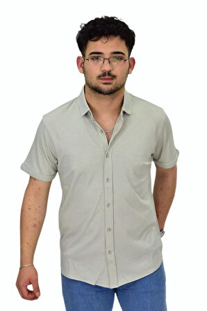 Erkek Gömlek Yaka Düğmeli Merserize Tişört 4680 BGL-ST04531