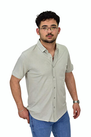 Erkek Gömlek Yaka Düğmeli Merserize Tişört 4680 BGL-ST04531