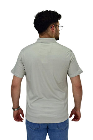 Erkek Gömlek Yaka Düğmeli Merserize Tişört 4680 BGL-ST04531