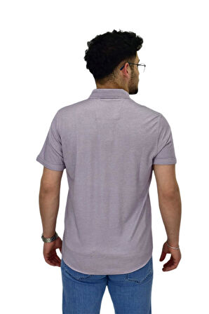 Erkek Gömlek Yaka Düğmeli Merserize Tişört 4680 BGL-ST04531