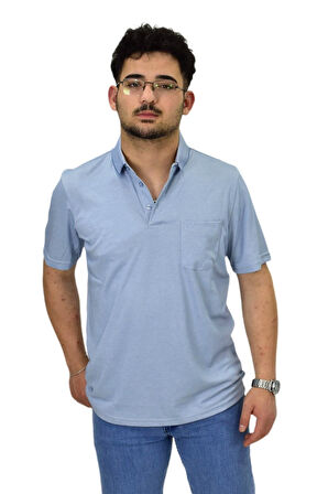 Erkek Polo Yaka Cepli Merserize Tişört 6270 BGL-ST04535