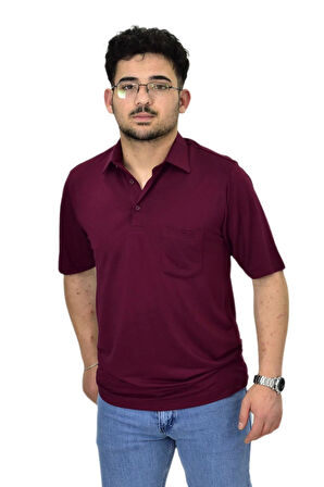 Erkek Gömlek Yaka Tişört T6064 BGL-ST04541
