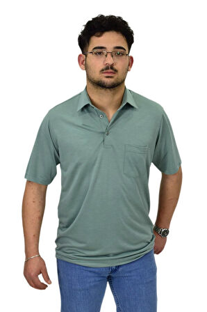 Erkek Gömlek Yaka Tişört T6064 BGL-ST04541