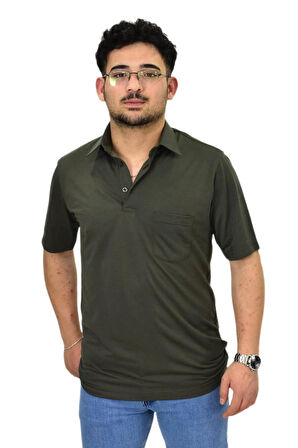 Erkek Gömlek Yaka Tişört T6064 BGL-ST04541