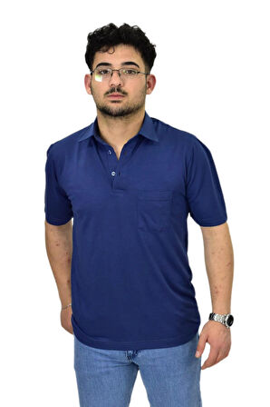 Erkek Gömlek Yaka Tişört T6064 BGL-ST04541