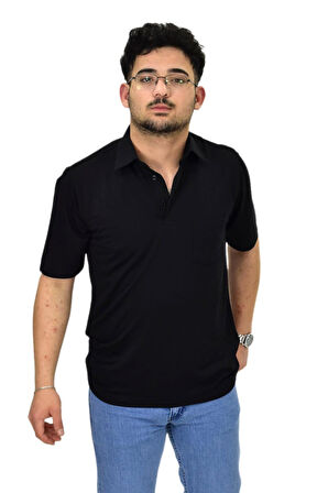 Erkek Gömlek Yaka Tişört T6064 BGL-ST04541