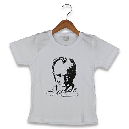 Atatürk  Baskılı Çocuk Tişört BGL-ST04548