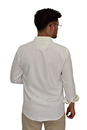 Erkek Spor Silim Fit Uzun Kol Gömlek G5019 BGL-ST04493