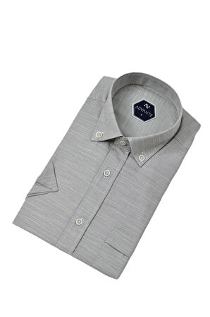 Erkek Klasik Tek Cepli Kısa Kol Gömlek BGL-ST04554