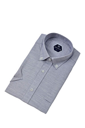 Erkek Klasik Tek Cepli Kısa Kol Gömlek BGL-ST04554