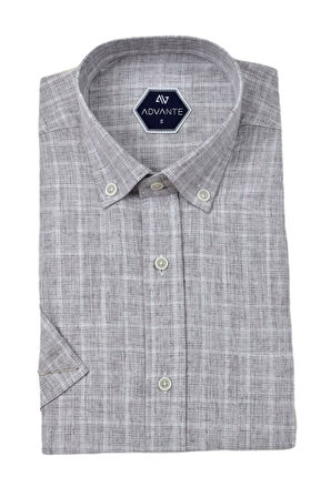 Erkek Klasik Tek Cepli Kısa Kol Gömlek BGL-ST04555