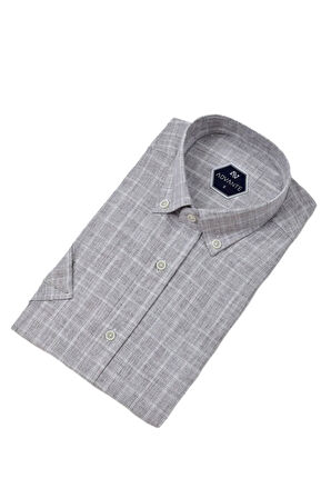 Erkek Klasik Tek Cepli Kısa Kol Gömlek BGL-ST04555