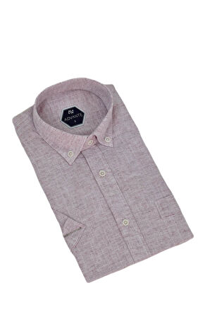 Erkek Klasik Tek Cepli Kısa Kol Gömlek BGL-ST04557