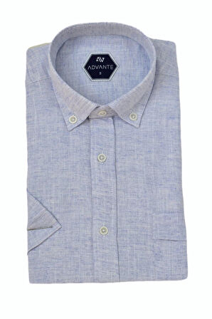 Erkek Klasik Tek Cepli Kısa Kol Gömlek BGL-ST04557