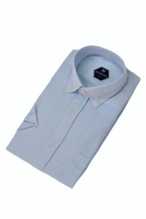 Erkek Klasik Tek Cepli Kısa Kol Gömlek BGL-ST04559