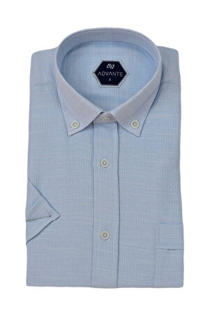 Erkek Klasik Tek Cepli Kısa Kol Gömlek BGL-ST04559