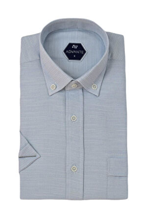 Erkek Klasik Tek Cepli Kısa Kol Gömlek BGL-ST04559