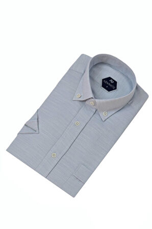 Erkek Klasik Tek Cepli Kısa Kol Gömlek BGL-ST04559