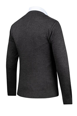 Erkek V Yaka Triko Hırka Düğmeli 4241M BGL-ST04560