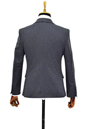 Erkek Tek Spor Ceket Çift Yırtmaçlı BGL-ST04566