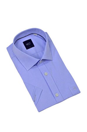 Erkek Klasik Armürlü Kısa Kol Gömlek 9398 BGL-ST04572