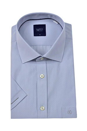 Erkek Klasik Armürlü Kısa Kol Gömlek 9402 BGL-ST04575