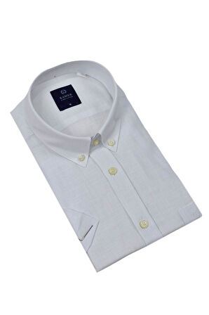 Erkek Klasik Kısa Kol Gömlek Pamuklu 9415 BGL-ST04581