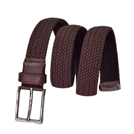 Erkek Dokuma Örgülü Kemer Elastik, Streç Özellikli BGL-ST04588