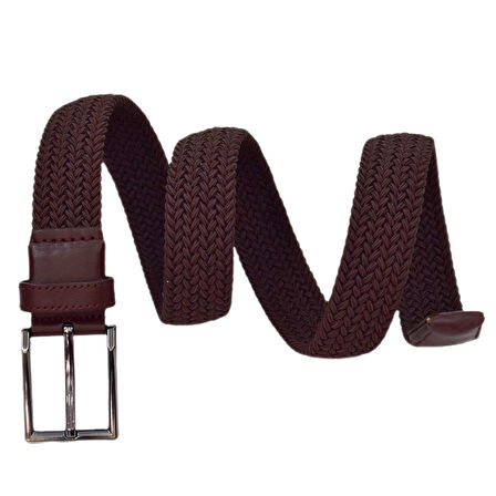 Erkek Dokuma Örgülü Kemer Elastik, Streç Özellikli BGL-ST04588