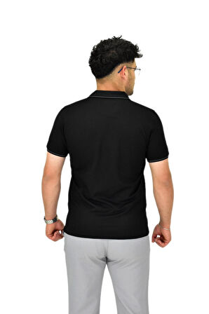 Erkek Polo Yaka Fermuarlı Tişört T237 BGL-ST04593