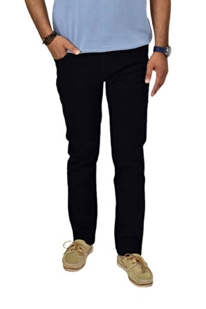 Erkek Regular Fitt Siyah Jeans Pantolon  320 BGL-ST04608