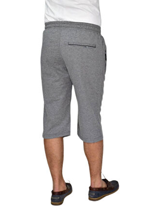 Erkek Büyük Beden Rahat Kesim Düz Paça Likralı Kumaş Kapri BGL-ST04618