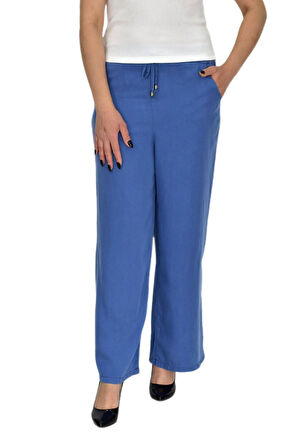 Kadın Lastikli Bol Pantolon BGL-ST04646