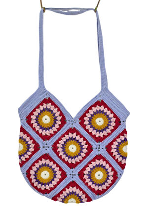 El Örgüsü Motif Desenli İçi Astarlı Omuz Çanta BGL-ST04724