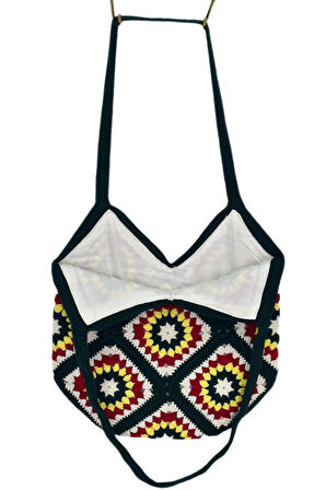 El Örgüsü Motif Desenli İçi Astarlı Omuz Çanta BGL-ST04724