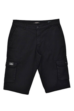 Erkek Kargo Cepli Kanvas Kapri Şort BGL-ST04736