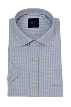 Erkek Klasik Kısa Kol Gömlek  9526 BGL-ST04748