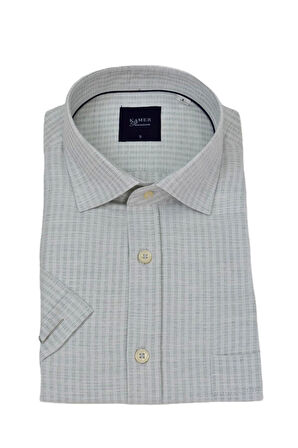 Erkek Klasik Kısa Kol Gömlek  9526 BGL-ST04748