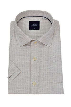 Erkek Klasik Kısa Kol Gömlek  9526 BGL-ST04748
