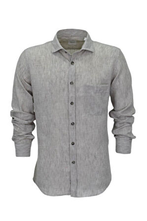 Erkek Yazlık Klasik Uzun Kol Gömlek 3819 BGL-ST04753