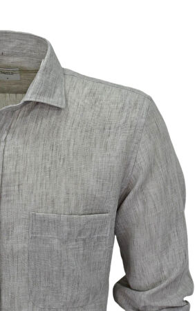 Erkek Yazlık Klasik Uzun Kol Gömlek 3819 BGL-ST04753