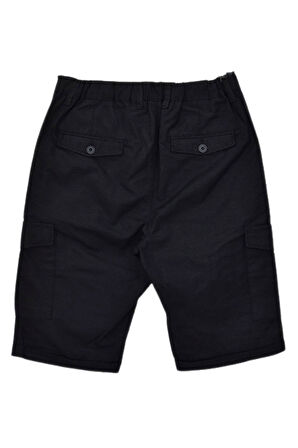 Erkek Kargo Cepli Kanvas Kapri Şort 1332 BGL-ST04762