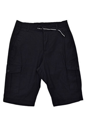 Erkek Kargo Cepli Kanvas Kapri Şort 1332 BGL-ST04762