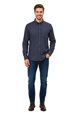 Erkek Kışlık Uzun Kol Gömlek 3532 BGL-ST04803